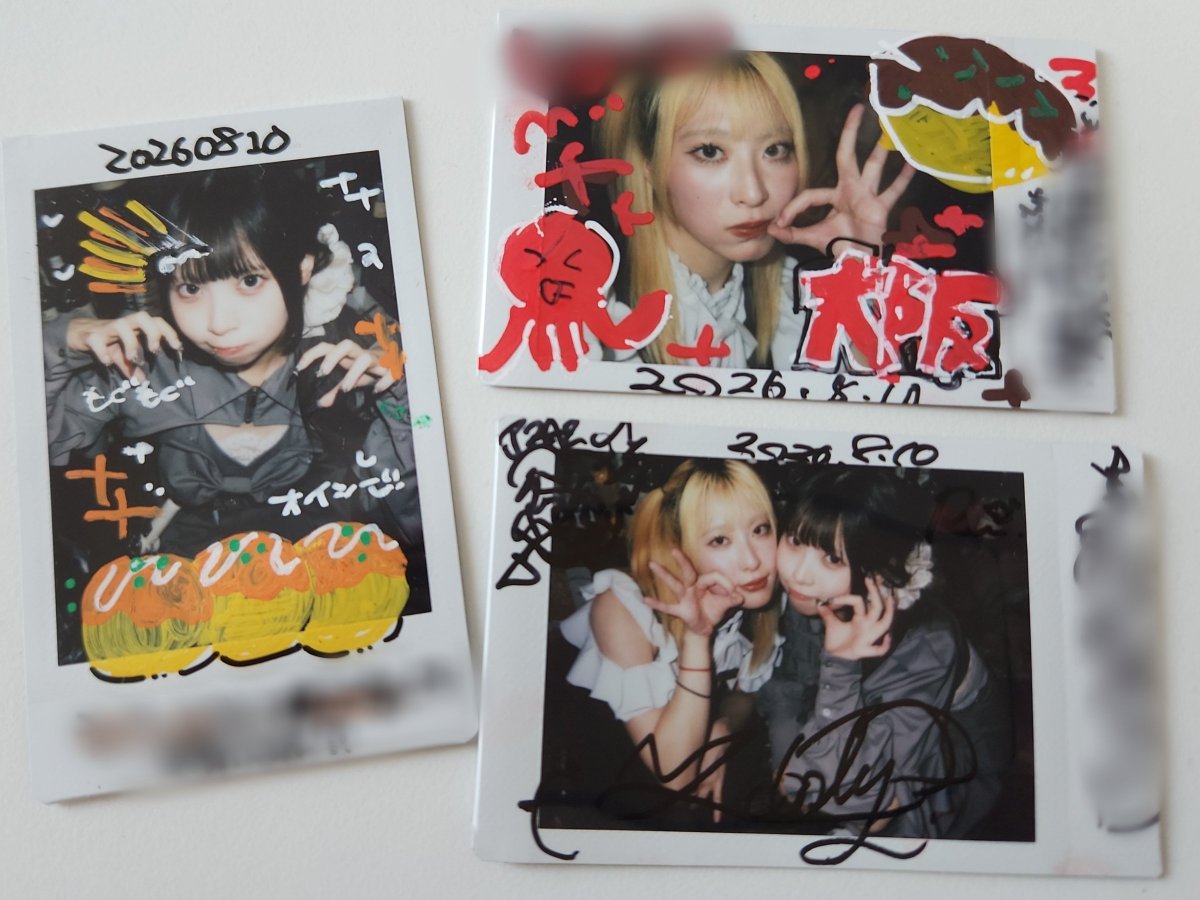 LeFiu3's tweet photo. 大阪出張IDOLY/neusick 2日間良い思い出になりました😇
じあらいの百合チェキ映り良くて神 https://t.co/QHmQEbRg8h