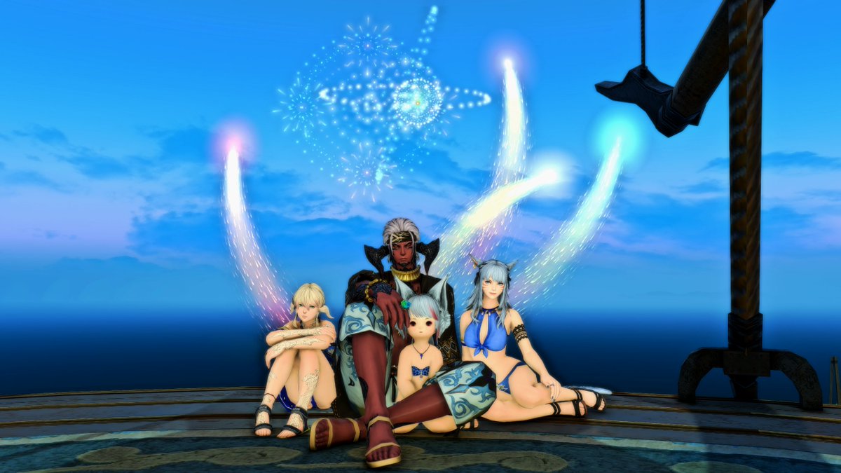sozyu_uni's tweet photo. 昨日のFF14！！
今年も上まで（）登れました☆やったね☆ https://t.co/6PDjYoGNad