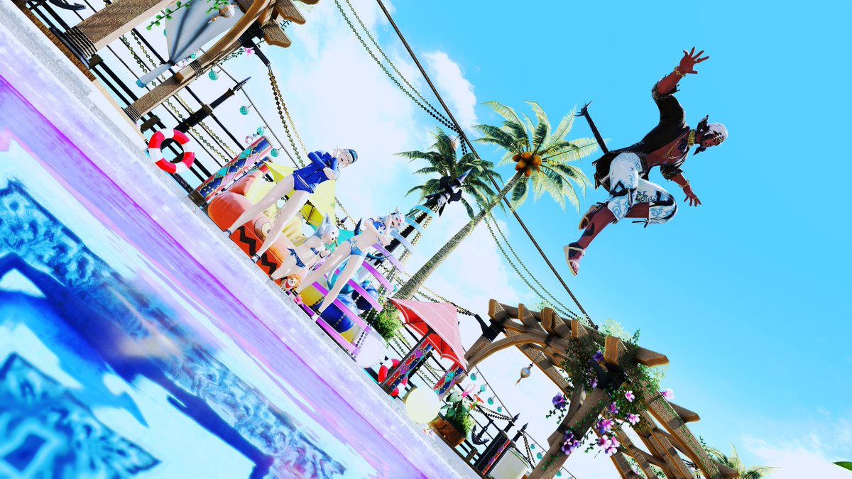 sozyu_uni's tweet photo. 昨日のFF14！！
今年も上まで（）登れました☆やったね☆ https://t.co/6PDjYoGNad