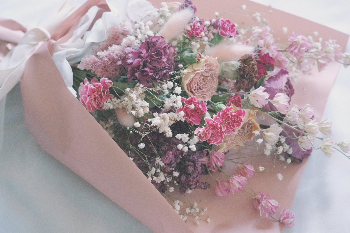 ko_bito3's tweet photo. 癒しのピンクの花束💐 https://t.co/SzkjJUpB6B