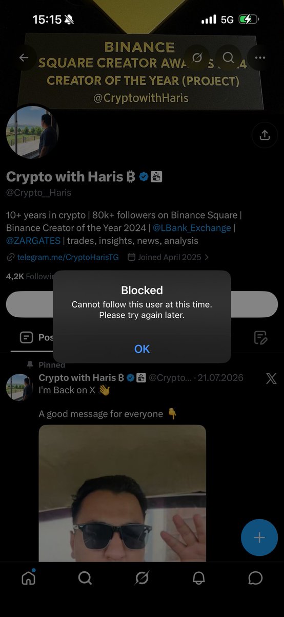JordanBennt's tweet photo. ⚠️ Community Notice

A few days ago, I paid $75 for a giveaway promotion. @Crypto__Haris 

Before the payment, we discussed the promotion, the payment was received, and I was told the post would be prepared and published.

The promotion was never delivered.

I tried reaching out multiple times over several days. During that time, the account remained active and continued posting, but my messages were ignored.

After a lot of effort, I finally got a response. I was promised an X post the next day, but once again, nothing happened.

I then requested a refund.

Only $50 out of the $75 was returned, and when I asked about the remaining balance, I was blocked.

This post is not about the missing $25.

I’m sharing this experience so others can be aware before paying for promotional services.

Instead of keeping the $50 that was returned to me, I’m giving it back to the community.

🎁 $50 USDT GIVEAWAY

🏆 2 Winners
🥇 Winner #1: $25 USDT
🥈 Winner #2: $25 USDT

How to enter:
✅ Follow @Jordanbennt
✅ Repost this post
✅ Drop your SOL address in the comments

The winners will be selected publicly.

Payment proof will be posted publicly after the rewards are sent.

Transparency matters in crypto. 🫡

All screenshots, payment proofs and conversation records will be posted below this thread.

Everyone can review the evidence and draw their own conclusions. @xbtfalcon