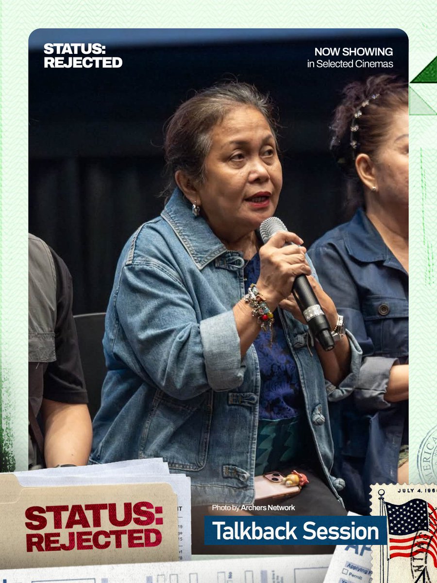 blackcapfilms's tweet photo. 📸 PHOTO HIGHLIGHTS from the #StatusRejected Talkback!
A huge thank you to everyone who showed up, asked questions, shared their thoughts, and spent time with the cast and crew. 🫶
Photos by Archers Network. 💙
🎟️ MAY TICKETS PA for tomorrow’s screenings!
Bring your barkada. Bring your Lola. Bring your crush. Welcome kayong lahat dito. 🫶
🔗 Get your tickets: https://t.co/CQsFIAitfk
#StatusRejected #CCPCinemalaya2026 #ReelReflections #CCPCinemalayaBenteDos