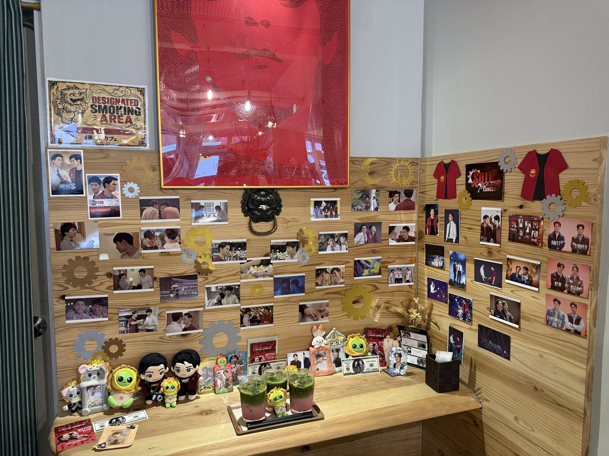 jiro_ol's tweet photo. SOTUS10周年カフェイベント🙌
装飾めちゃくちゃ可愛かった🥹ドリンクもめっちゃかわいいし美味しかった🙌
素敵な企画ありがとうございます🙏

@KristSingto_JFC  
@KansaiPeraya 
#SOTUS https://t.co/TSb5zFybCn