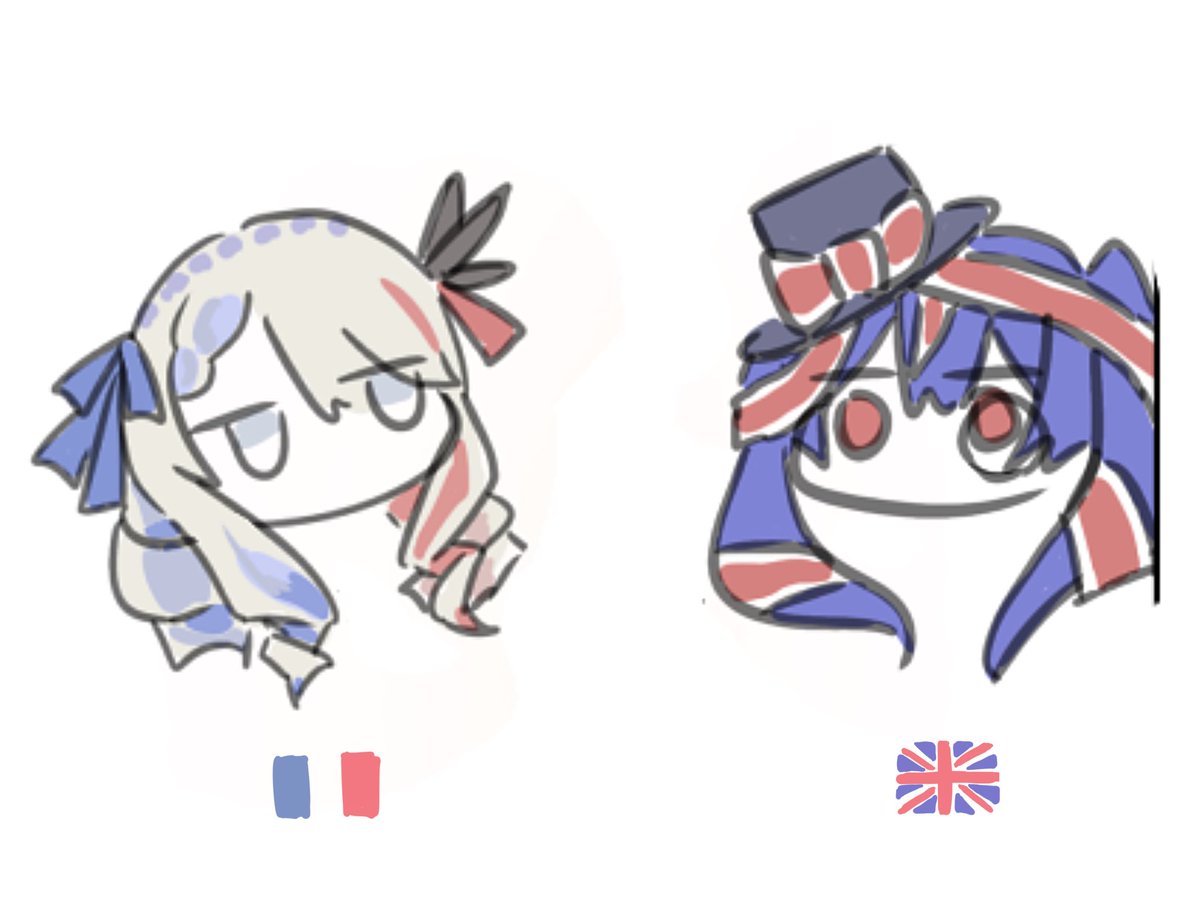 ta4same_pH's tweet photo. この前のミニキャラめちゃお気に入りです
#国旗娘 https://t.co/0TFpYhZWTS