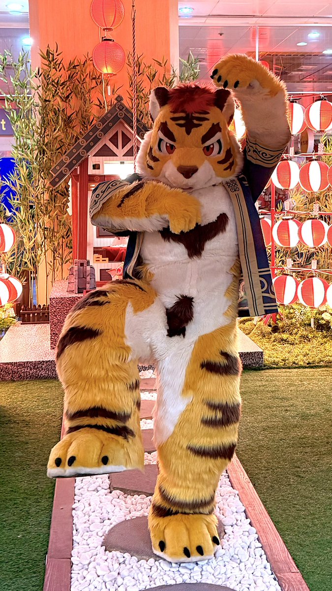 56marutora's tweet photo. Lost in Paradise 🕺

📷：@Koujiboy1989 

#台北車站地下街浴衣祭 #FursuitEveryday https://t.co/DsU2vGV1kh