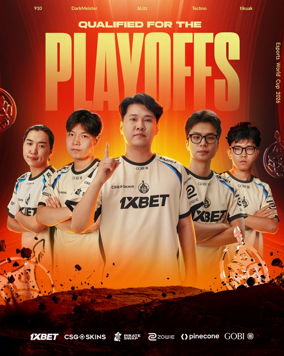 1mongolz's tweet photo. Playoffs secured. 

GG @paiNGamingBR https://t.co/RJgSVUtKEG