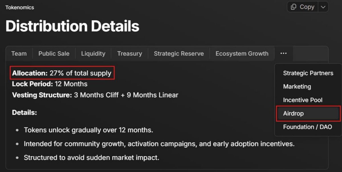 Jayemoon1v's tweet photo. New Airdrops: Sweep
Rewards: 27% of total supply

Register: ?

➖ Create account with email
➖ Go to Airdrop menu
➖ Complete all tasks
➖ Scroll down to check more tasks
➖ Done https://t.co/4xJ1Ex3TAi