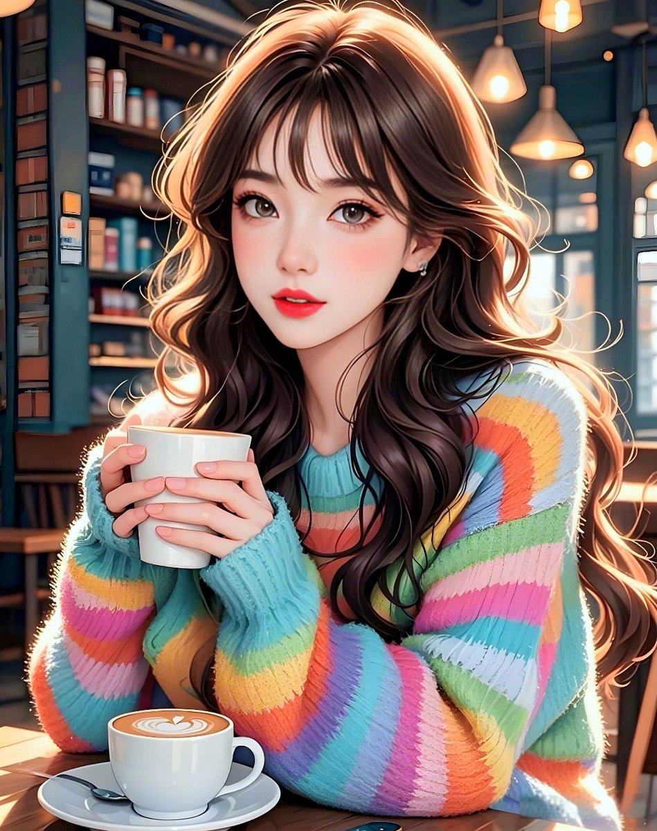 edsolis8's tweet photo. [Sunny autumn afternoon, sipping hot cocoa while golden leaves fall—perfect little Tuesday win! ]， https://t.co/shQliDtFgO
