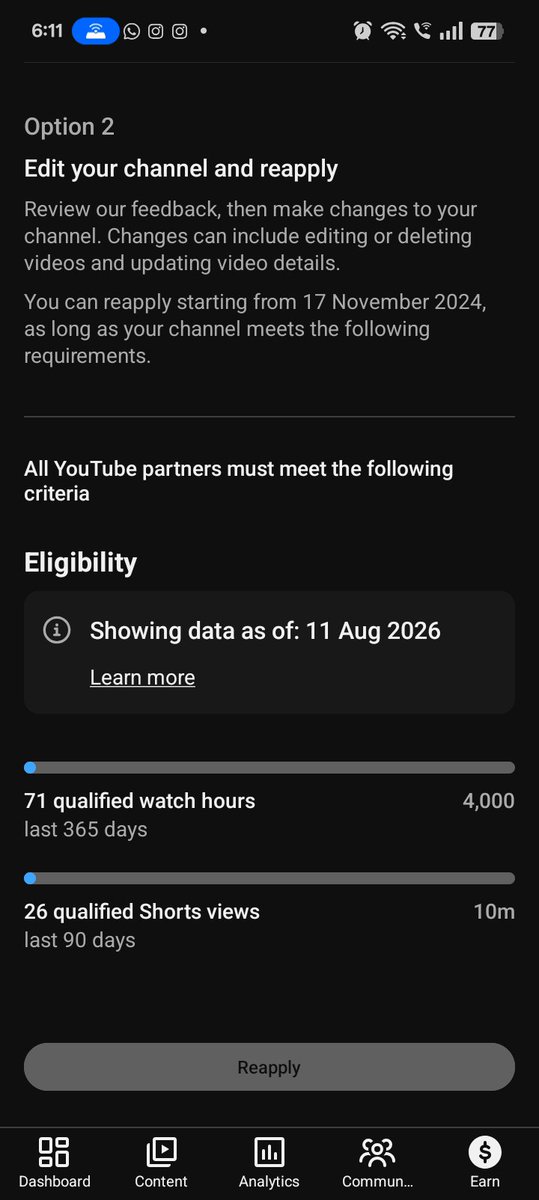 MdFaizz01's tweet photo. @YTCreateurs @YTCreadores @TeamYouTube @YouTubeIndia https://t.co/ho0rVdTnFR