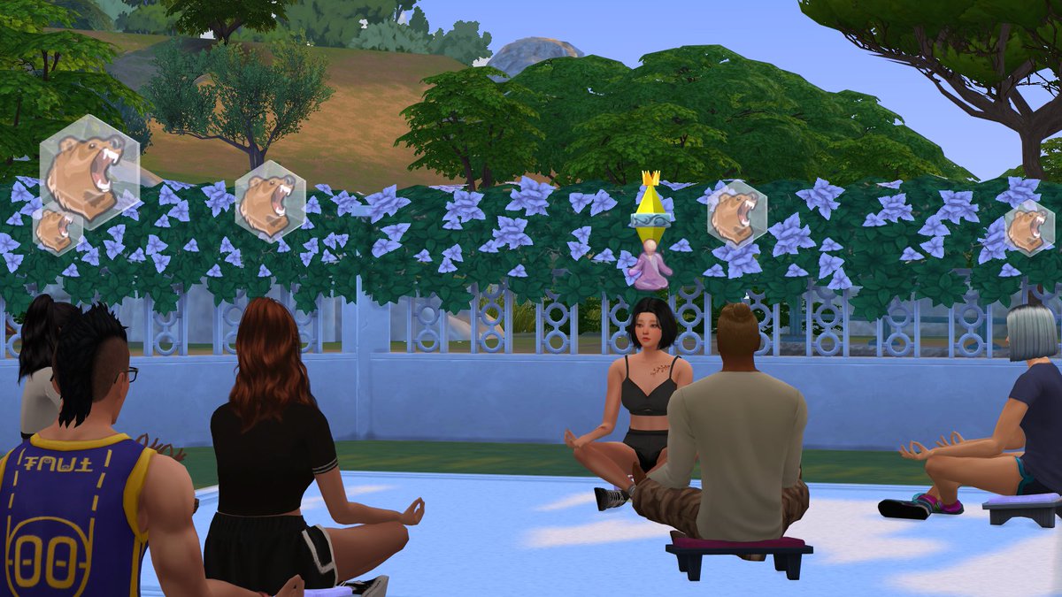 SIMS4PONG's tweet photo. 아침명상모임 https://t.co/xiyFhAyRTG