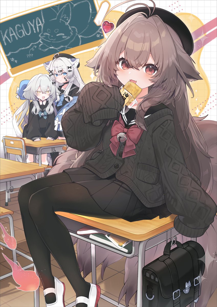 sabasababa3210's tweet photo. 新メンバー！輝夜ちゃん🦊
#kaguya_illust https://t.co/OS45Bhjb6H