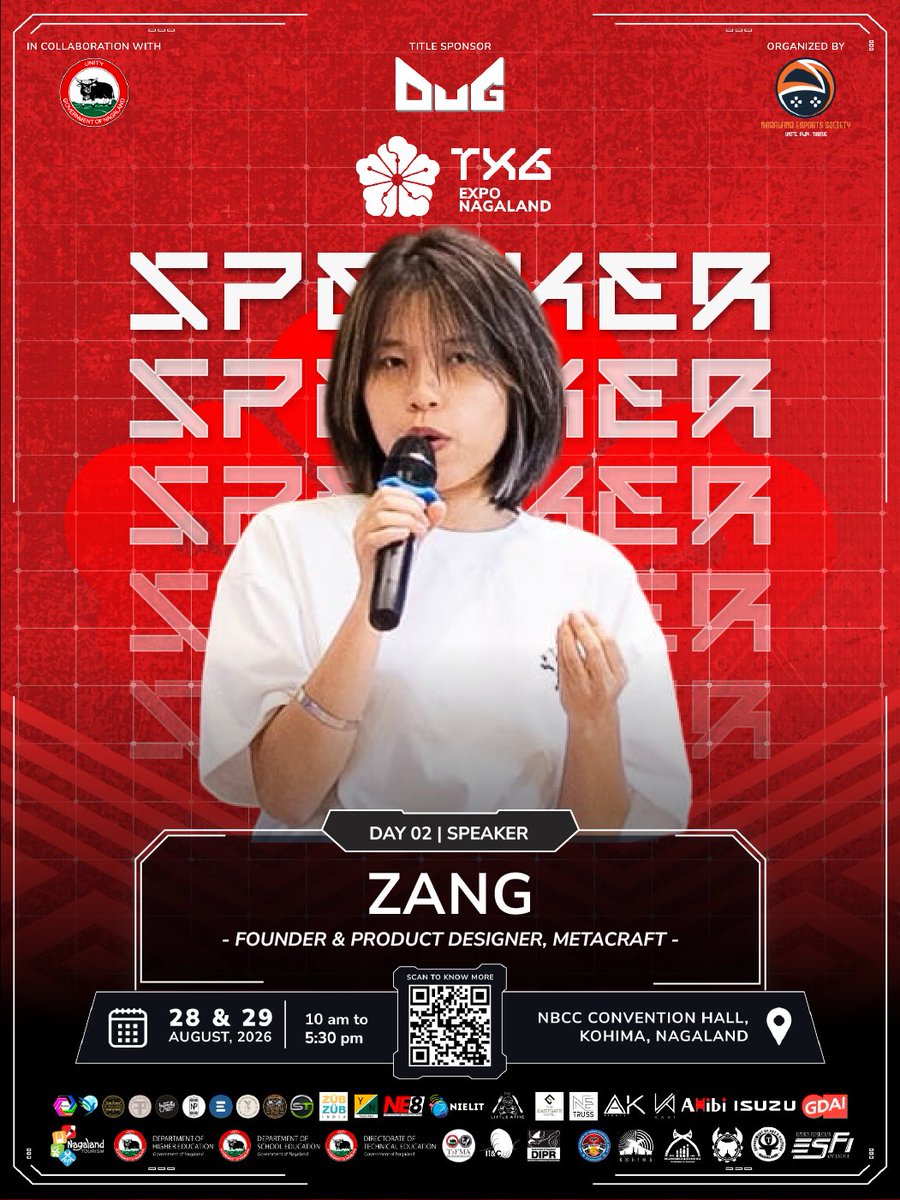 TXGExpo's tweet photo. 🇻🇳 From Saigon to TXG — meet Zang, 2x founder, product designer &amp; builder, joining us as a Day 02 Speaker.

Gaming, AI, design &amp; deep tech — all in one conversation. ⚡

📅 28–29 Aug | 📍 Kohima
#TXG2026 https://t.co/dOEOb4wfqQ