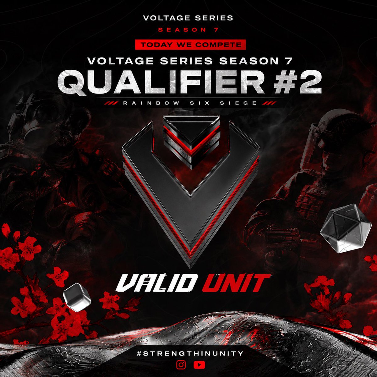 ValidUnit's tweet photo. Best of luck to our #R6S team as they take on today’s @VoltageSeries qualifier.
#strengthinunity❤️ https://t.co/SHMPca7jCW