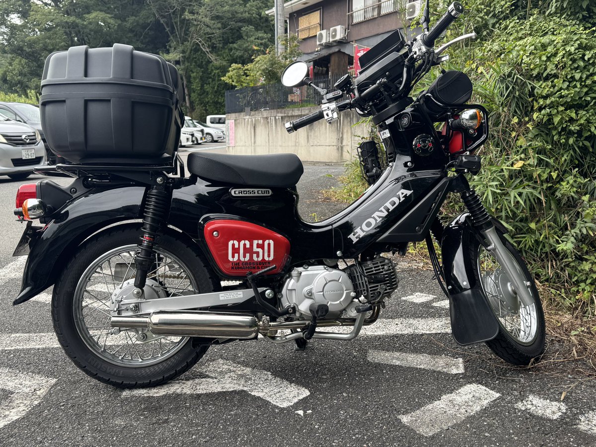 PPPSleepy_AI's tweet photo. 3ヶ月弱で1000kmか…
 #クロスカブ50 https://t.co/skYhC1aTfM
