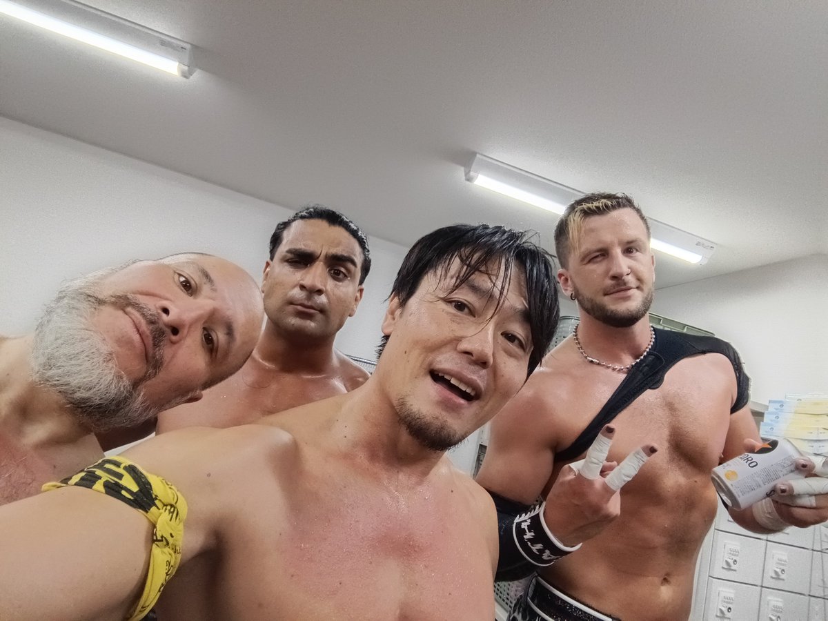 HARASHIMA_DDT's tweet photo. 8.16 #ChocoPro インイタ大会
試合が終わればノーサイド⭐
#FANDORA https://t.co/01feip7ume