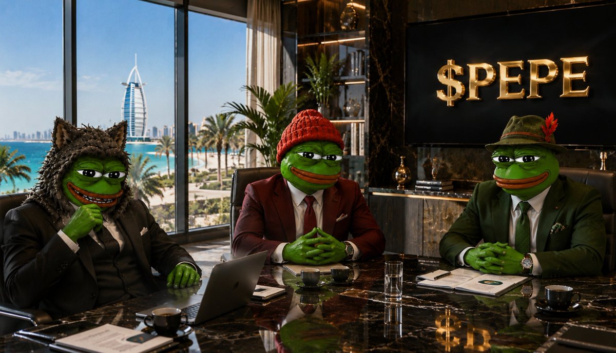 SatoshiHuessoto's tweet photo. From the Woods to a luxury office - everything is possible when you’ve found your gem. 💎🐸🚀

Load your bags while it’s not too late! ⏰

CA: 0x3A1eBE3883362b83C0314dD8139C53F210171593 https://t.co/k7w34iQbwY
