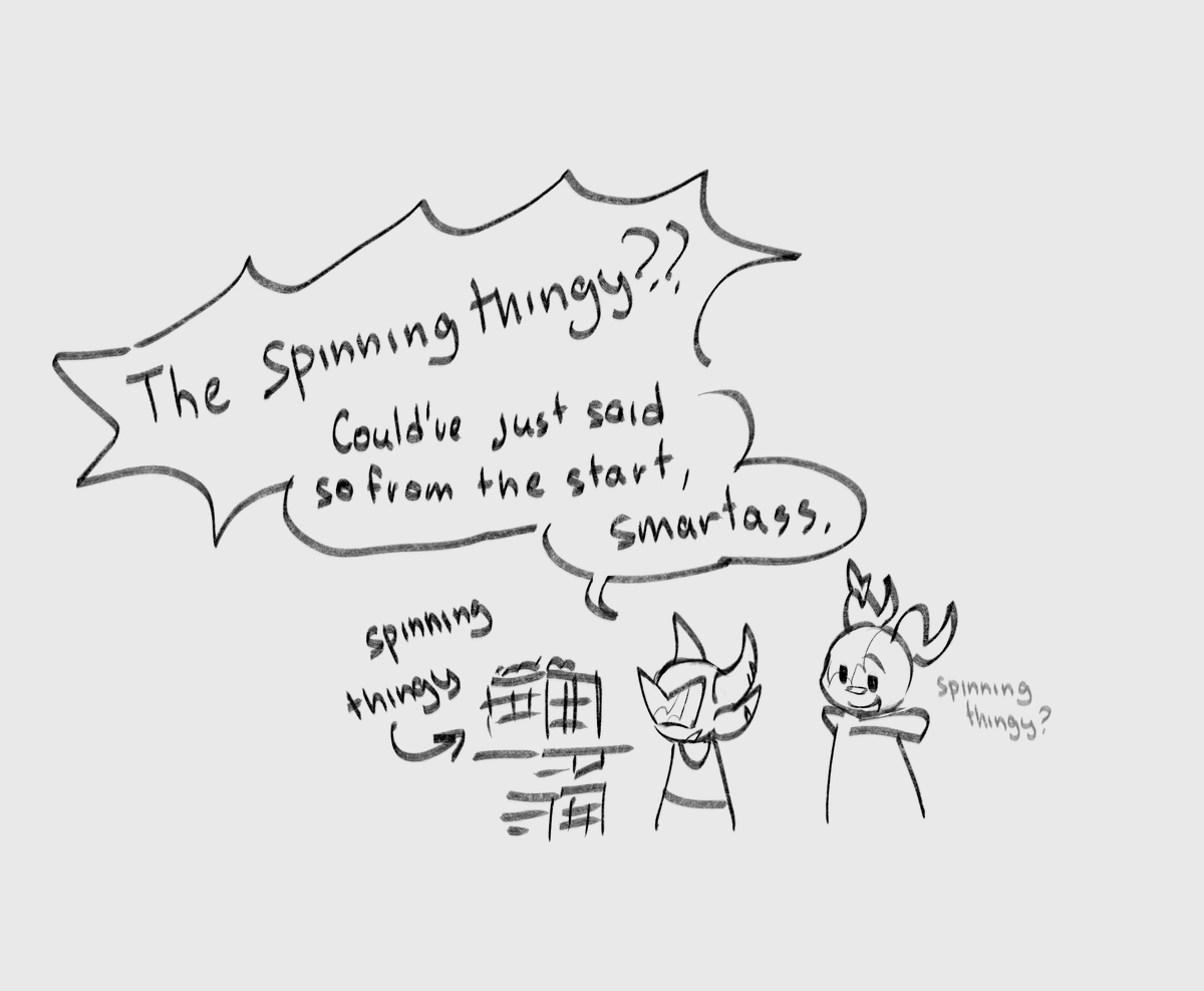 stellrprince's tweet photo. I think Rocket just headcanons whatever some things are called and doesn't bother to learn the actual names.
#phighting https://t.co/ycwRbfIf1P