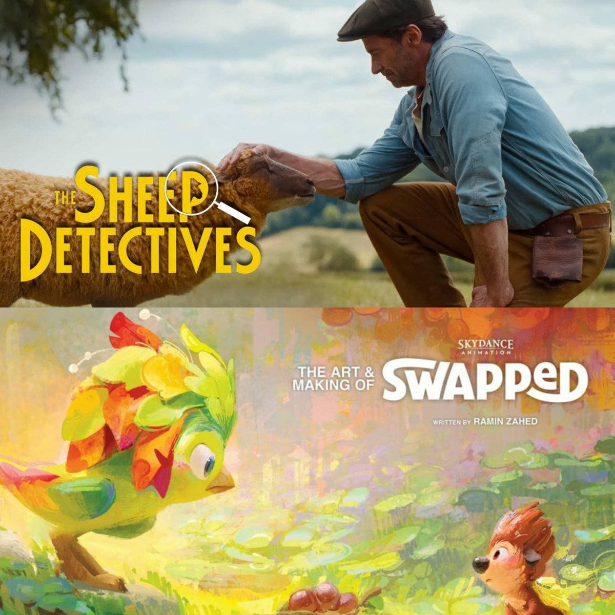 _FafDuMani_'s tweet photo. Recently got to watch these two animated films & become addicted to this genre that uses animals to explore meaningful aspects of human life.
#TheSheepDetectives #Swapped https://t.co/Qo2H5I9XHZ