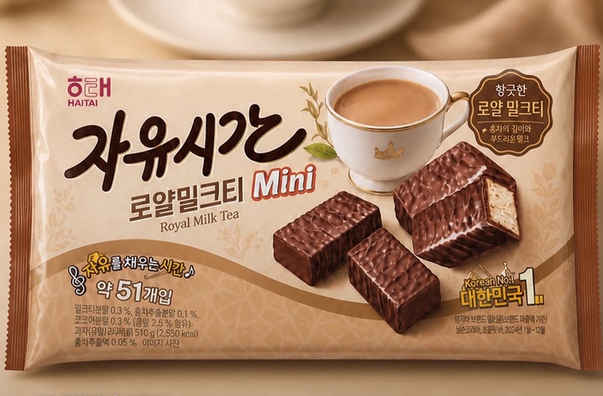 sinsang_info's tweet photo. 자유시간 밀크티맛이 나온다고!!🤩🤩 https://t.co/CFzWJAVTIm