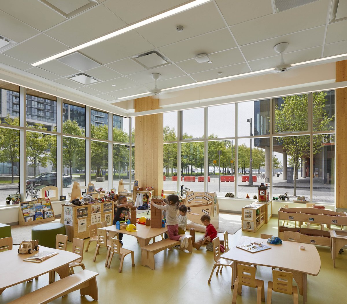 Architizer's tweet photo. #ProjectOfTheDay: Limberlost Place, George Brown College by Moriyama Teshima Architects and Acton Ostry Architects Inc.
Limberlost Place brings the logic of a forest into a 10-storey timber structure, using exposed wood and passive solar chimneys to shape both its architecture and environmental performance.
📍 Toronto, Canada #ArchitizerAwards
Details: https://t.co/dO9XX76Sz7