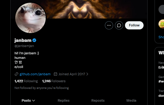 brucelros134's tweet photo. Stacked AI researcher janbam (followed by repligate, deepfates, pmarca) just used Claude to solve the Neubäcker's Klangstein? 

New Conjecture solved? How did nobody see this? 

He has a github in his X profile, sending all fees to him

https://t.co/BTNLjNSv4R

https://t.co/4qGjsqmmLx
