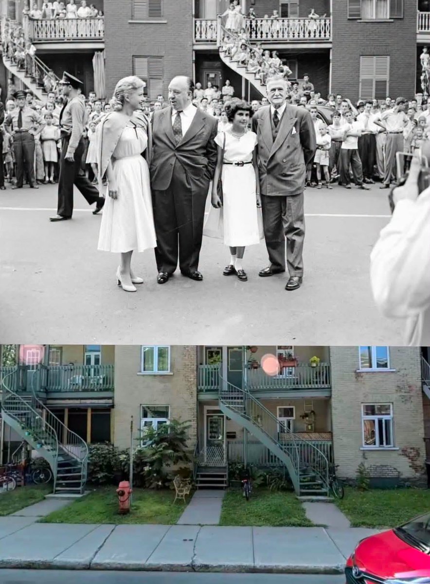 markboucher00's tweet photo. Je savais que le réalisateur Alfred Hitcock avait tourné un film à Québec et qu'il avait été au château Frontenac mais je ne savais pas qu'il était allé dans mon beau quartier Limoilou ou j'ai resté.

En passant le film est très bon. https://t.co/3c9utGR345