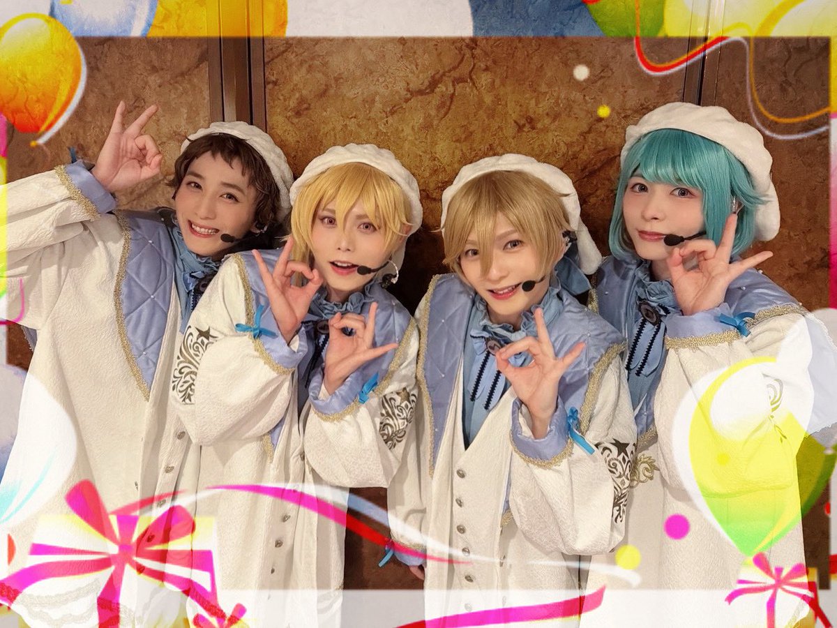 kumakaito612's tweet photo. 『あんさんぶるスターズ！THE STAGE』
-10th Anniversary LIVE-
大千穐楽を迎えることができました🐰✨

10周年の感謝の気持ちを歌声にのせて、今まで積み上げてきた最大級の「かわいい」をファンの皆さんへお届けしました。

僕たちのとびっきりの愛を毎公演受け取ってくれてありがとう。

これまでも、そしてこれからも、
💜はにかみ笑顔でおもてなし💜

#あんステ　#あんスタ
#あんステ10周年 #紫之創