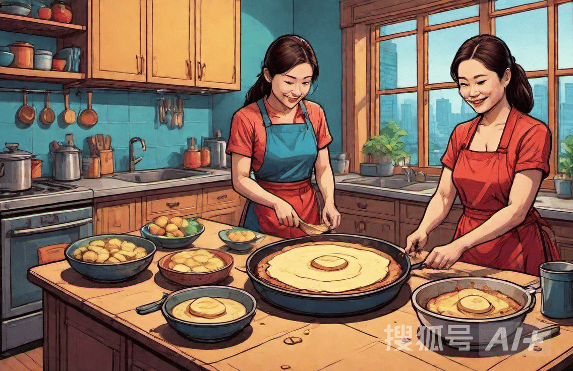 santabir8's tweet photo. [Pancake morning with my little sidekick  Messy hands, big smiles, and lots of laughter—best weekend memory ever! #FamilyFun #亲子互动 #MomLife]， https://t.co/7Pg9p3LOcJ