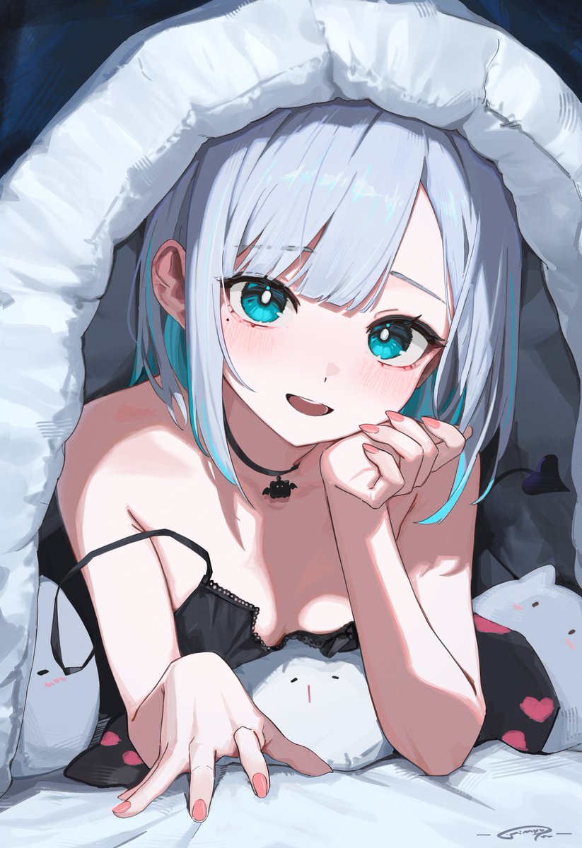 simuyutou's tweet photo. 「ねぇ、ちょっとお話ししない…？」

#すぅあーと https://t.co/OJj7kJyrvC