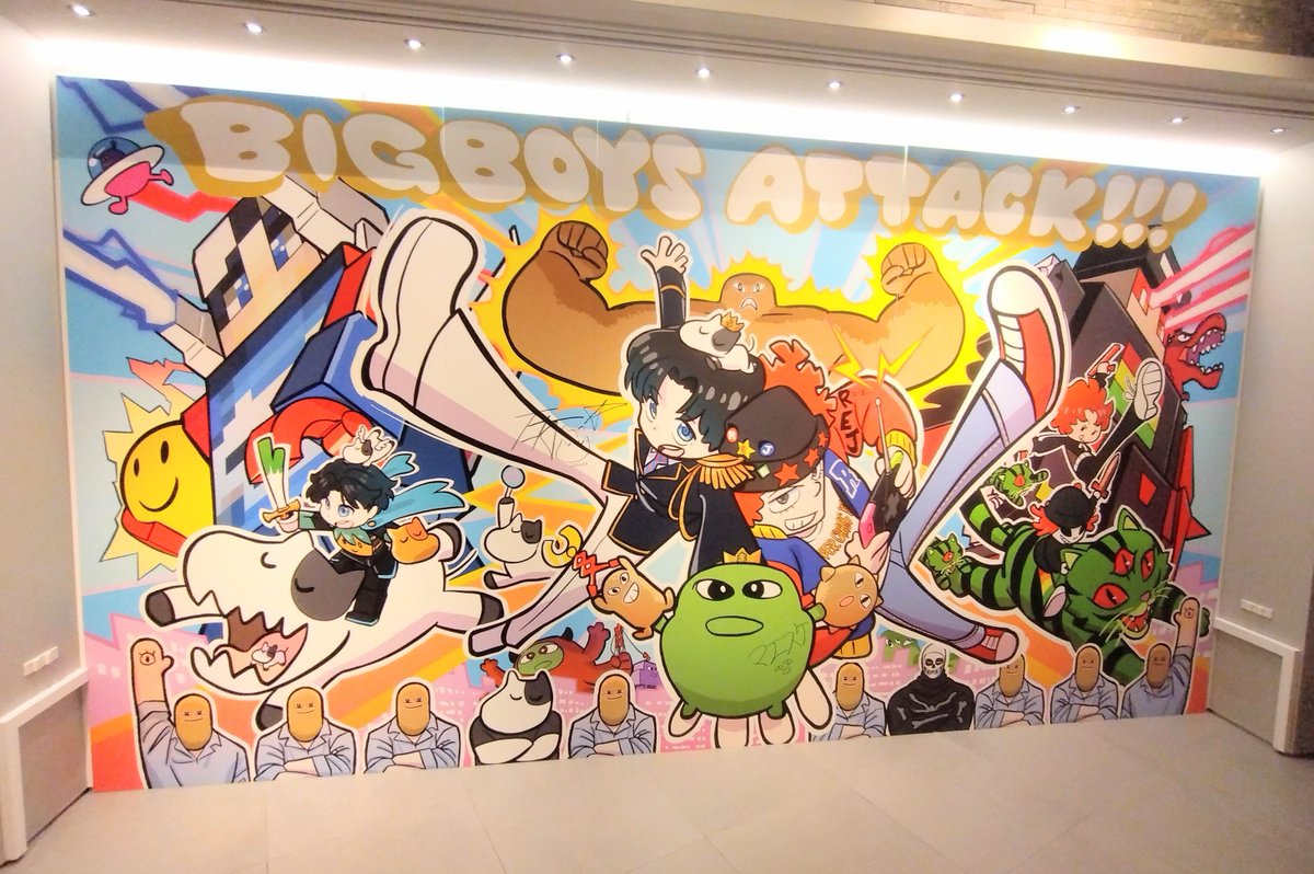 BON44512469's tweet photo. 渋谷TSUTAYAのBIGBOYS ATTACK
に行ってきました（POP UP SHOP）
狩られ過ぎで何もない(；´Д｀)　
物売るってレベルじゃねーぞ😁
すしおさんのイラストＴシャツ欲しかったな。
#BIGBOYSATTACK https://t.co/f62FadXwyO