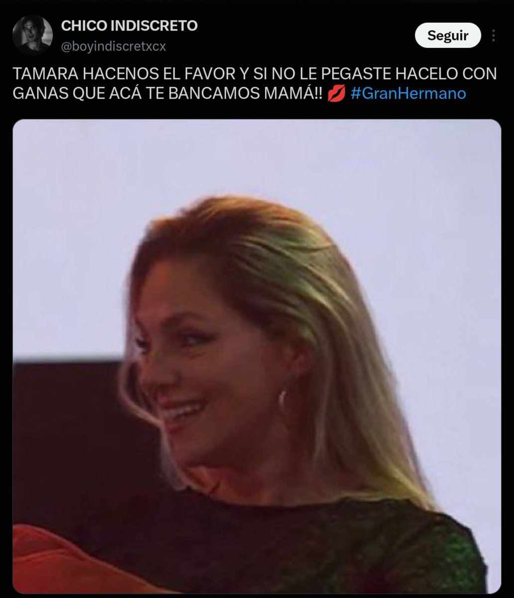 Solcito3344's tweet photo. Así son los fans de Tamara, todos igual de violentos que ella! Cuánto más hay que esperar? @SANTIAGODELMORO 
Realmente es muy importante la salud mental, controlar el alcohol y el consumo de estupefacientes en la casa. Porque si no fue por eso, porque Tamara actuó de esa manera? Claro, xq odia a Sol y es violenta! Expulsión para Tamara Ya