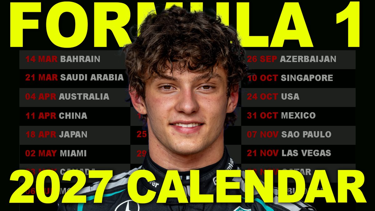 mc_potts's tweet photo. The Formula 1 Calendar! Where will we go racing?

https://t.co/fLpQh5g2Ue

#F1 #formula1 #f1calendar https://t.co/cHOOcaJEAl