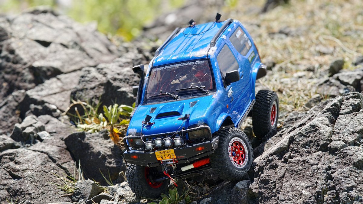 takezow8103's tweet photo. いつものジムニー達も奮闘

#MST
#CFX
#ジムニー
#スケールクローラー https://t.co/oVYjHqtyON