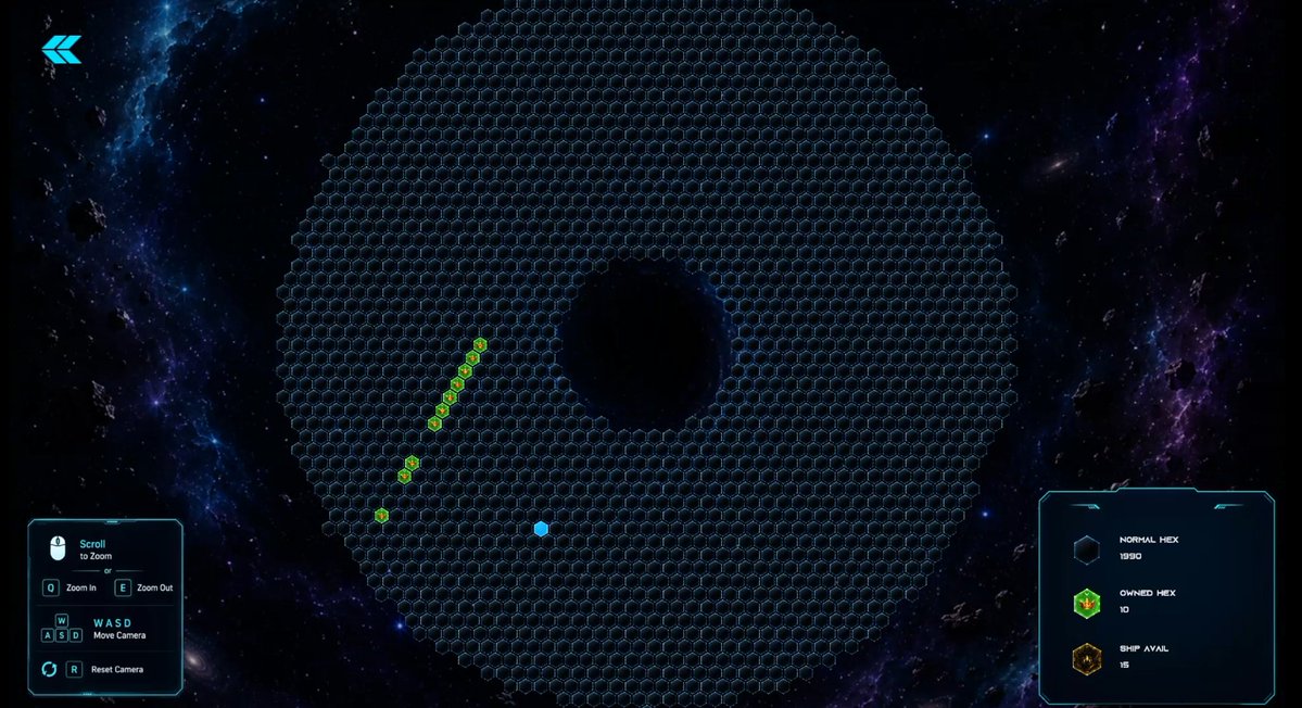 GalFiOfficial's tweet photo. 🌌 Galaxy Structure Preview

Explore the galaxy through GalFi’s hex-based star map and see the true scale and structure of the playable universe. 🗺️

Choose exactly where your planet is located. It becomes a core part of your strategy, influencing resources, routes and opportunities.

More to discover as the game develops.🌌

Where would you choose to build your colony? 👇
#GalFi #Web3Gaming #P2E