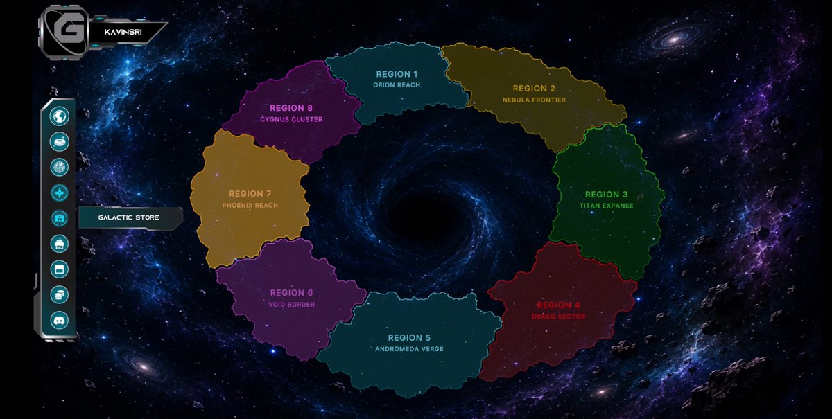 GalFiOfficial's tweet photo. 🌌 Galaxy Structure Preview

Explore the galaxy through GalFi’s hex-based star map and see the true scale and structure of the playable universe. 🗺️

Choose exactly where your planet is located. It becomes a core part of your strategy, influencing resources, routes and opportunities.

More to discover as the game develops.🌌

Where would you choose to build your colony? 👇
#GalFi #Web3Gaming #P2E