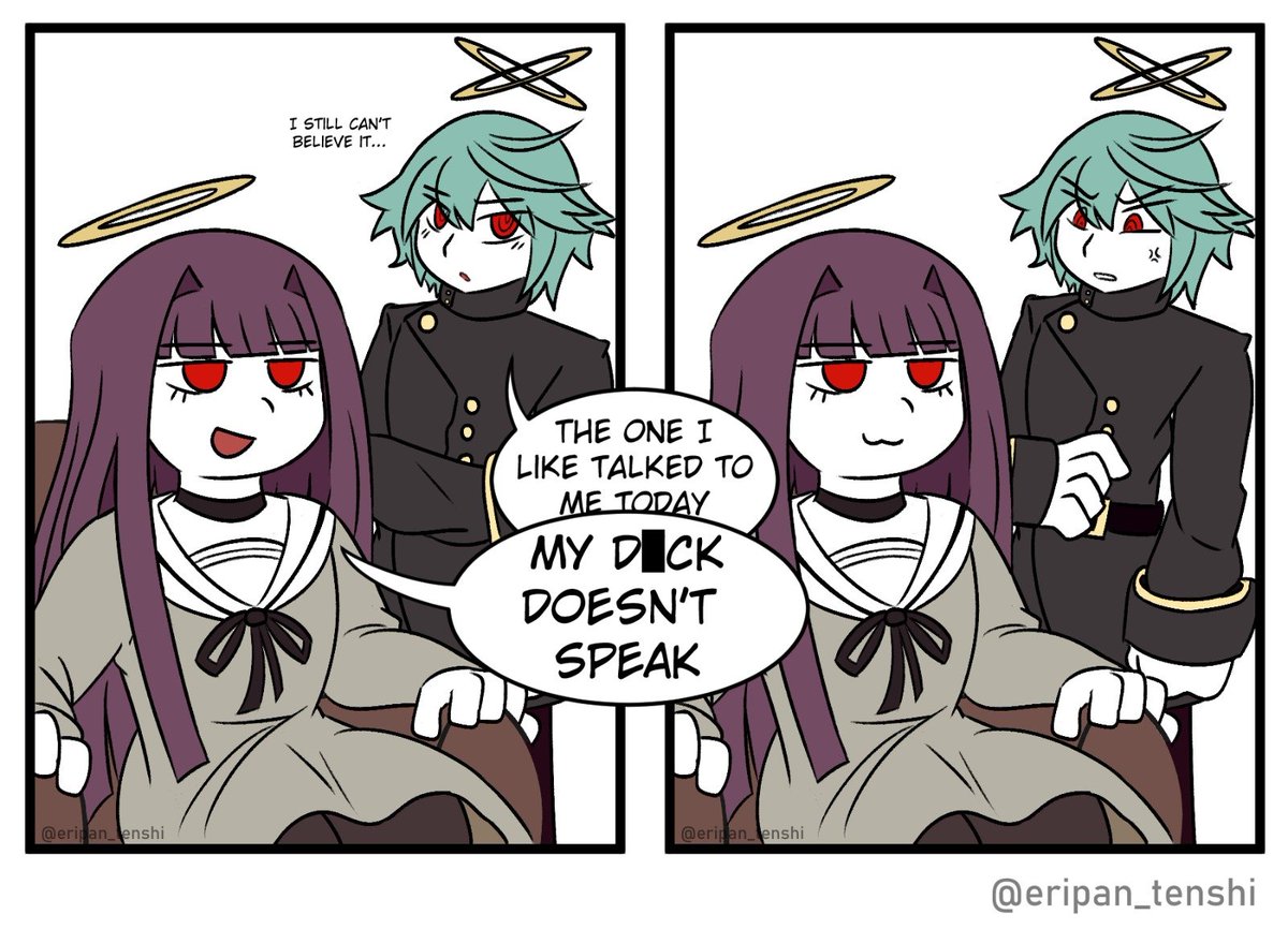 eripan_tenshi's tweet photo. [ENG ver]

I feel like the joke is a little bit lost in translation, but I tried my best.

#okegom #funamuseart #funamuseum https://t.co/79KAvANERg
