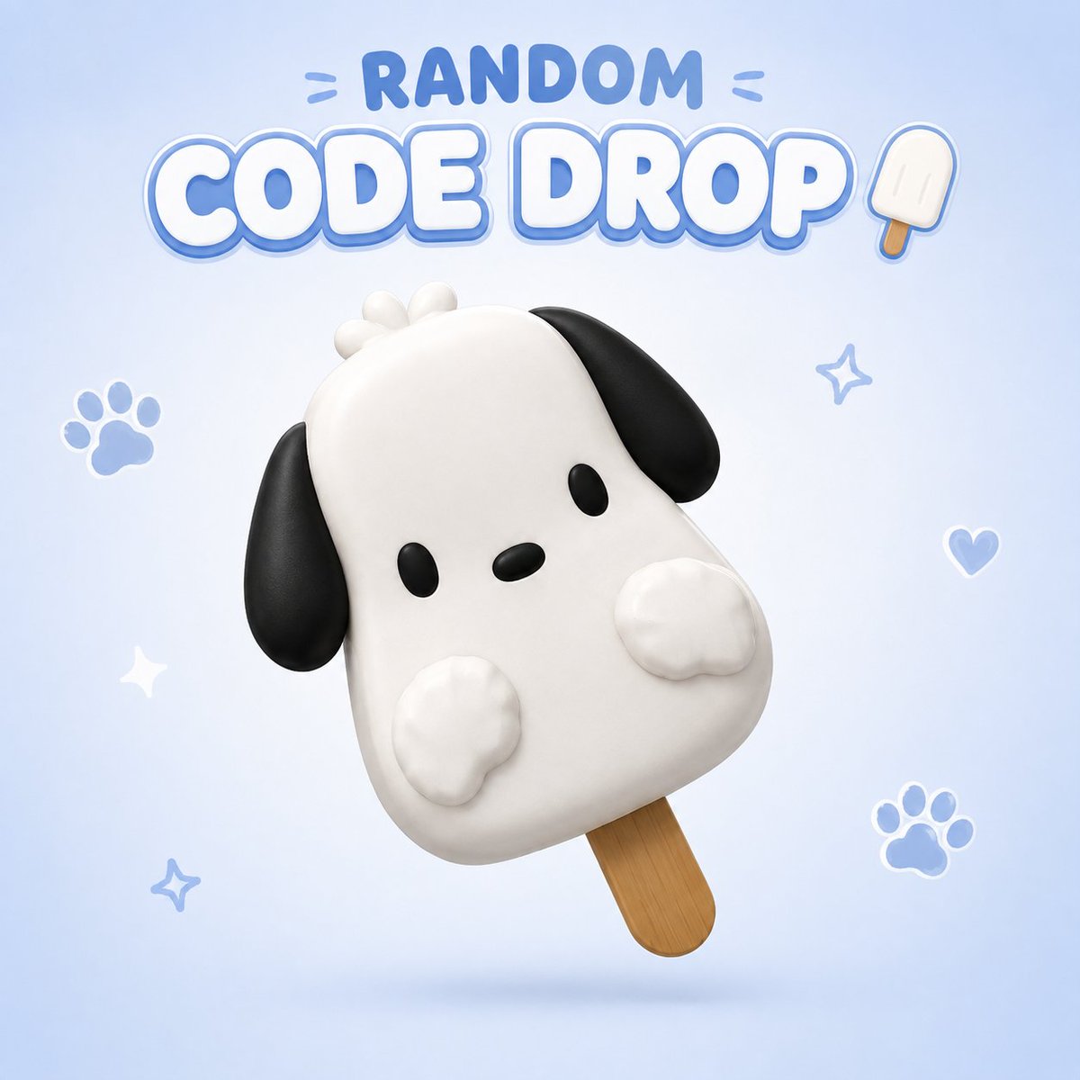 ClearRBX's tweet photo. 🎁 RANDOM CODE DROP

Crack the code to claim Pochasicle! 🍧

HINTS
• What 2 words make up “Pochasicle”?
• Replace every O with 0
• Replace every I with 1
• Use only 1 space between the words

First to crack it gets the UGC! https://t.co/dwPKS9Hz3X