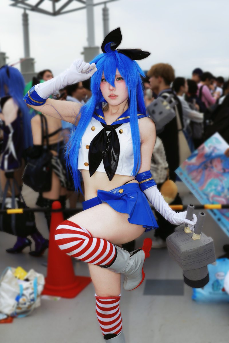 tunamayoro's tweet photo. 連装砲ちゃんも修理してあげなきゃ、
#c108　#c108_cos　#cosplay

📷≫@kara_photo14 https://t.co/s1zlf7LfvO