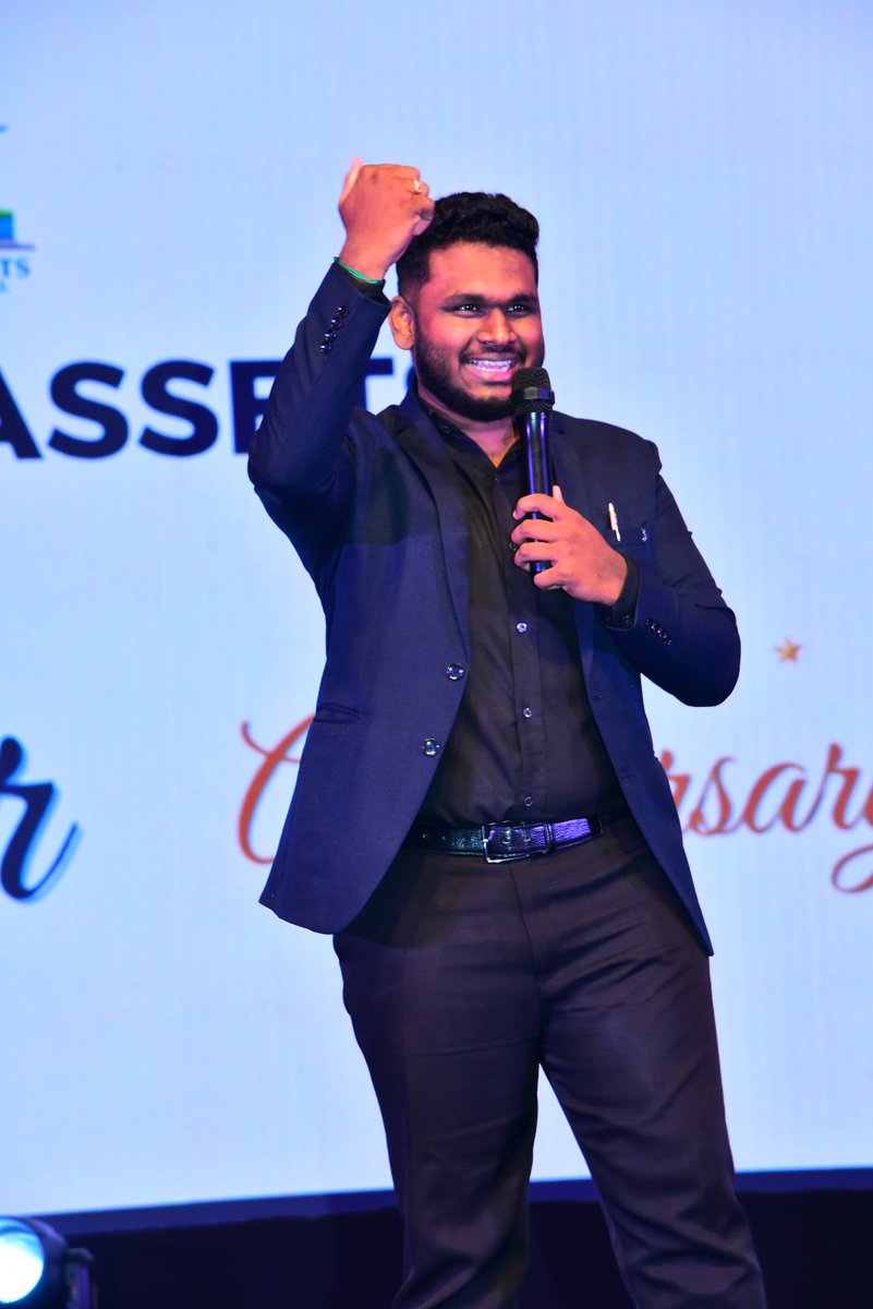 Living_Assets's tweet photo. CHEERS TO GANESH, OUR AMAZING ANCHOR! 🎤✨

A sincere note of appreciation to Ganesh, our Anchor, for bringing his talent and enthusiasm to the 4th Anniversary Celebration of Living Assets Builders Pvt. Ltd. 🌟

memorable celebration. ❤️🎉 https://t.co/bCFjuJrtA3