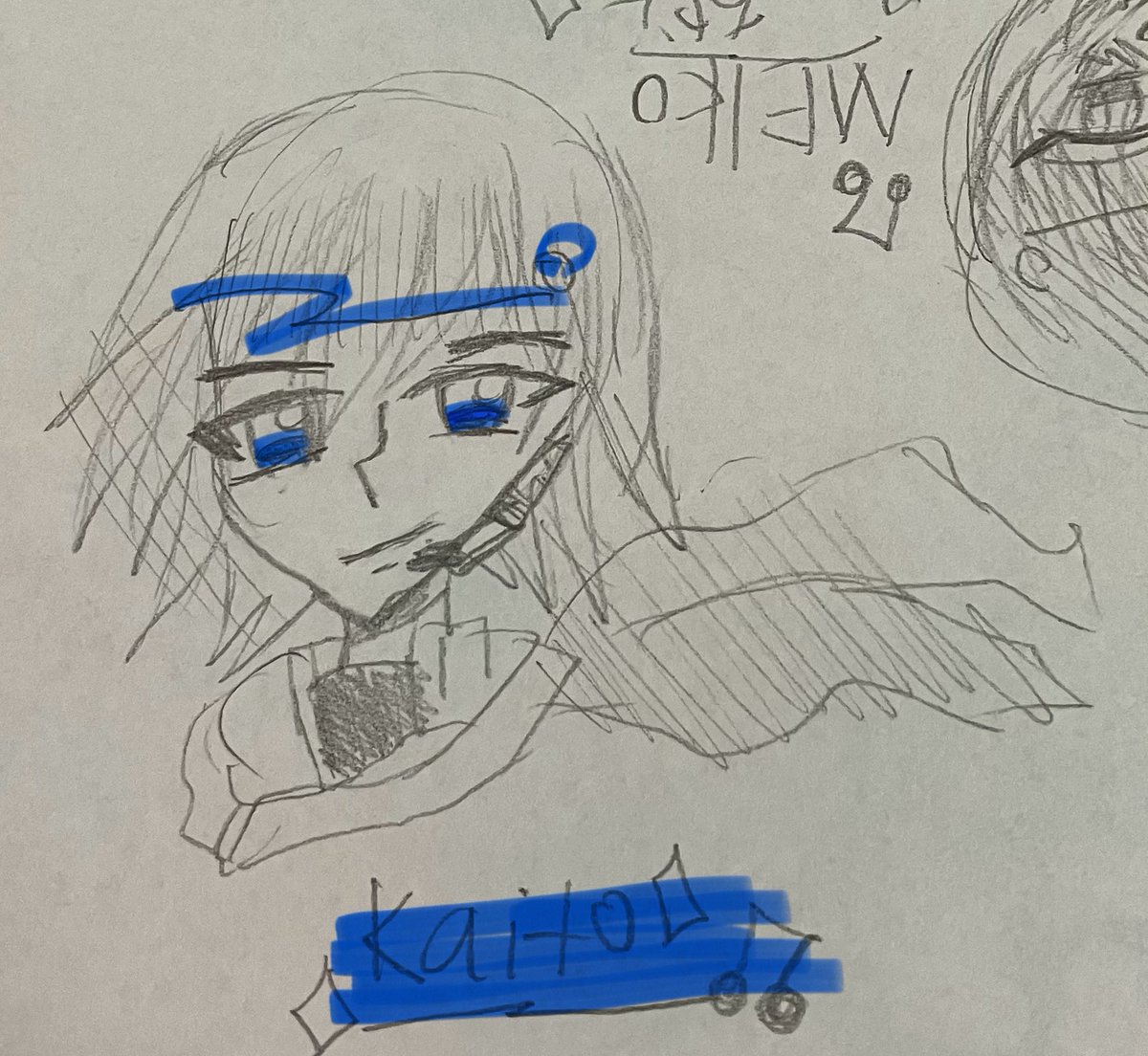 TokimemoOshi's tweet photo. 初めて描いたボカロキャラ https://t.co/BrsxjgAbco
