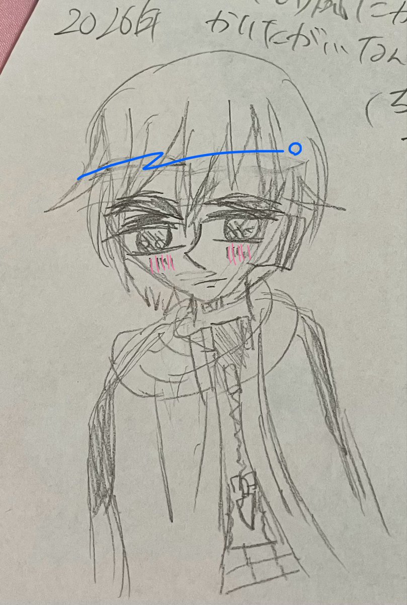 TokimemoOshi's tweet photo. 初めて描いたボカロキャラ https://t.co/BrsxjgAbco