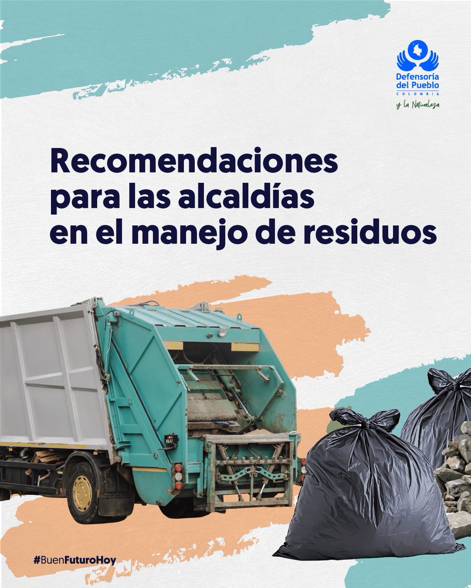 DefensoriaCol's tweet photo. En esta etapa de la emergencia, el manejo adecuado de los residuos es fundamental para proteger a las comunidades afectadas y la naturaleza.

Estas son algunas recomendaciones a las autoridades locales sobre:

➡️ La continuidad del servicio de aseo.
➡️ La gestión de escombros y residuos de construcción y demolición.

🧵👇🏼