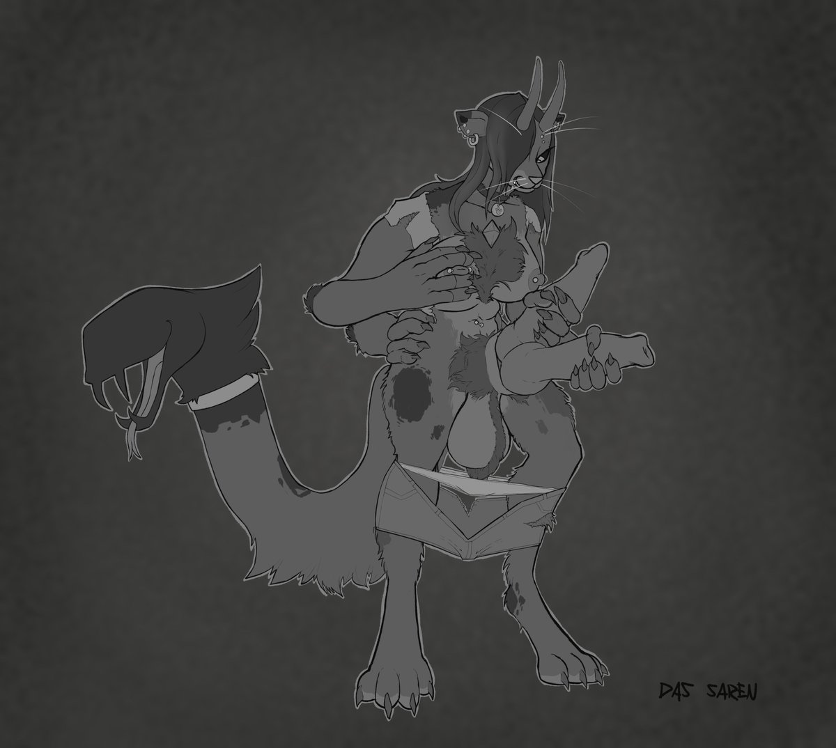 DasArt7's tweet photo. Cat lady belongs to BGF, Jewel to Traptor &amp; Das for das https://t.co/xytGbXvHcd