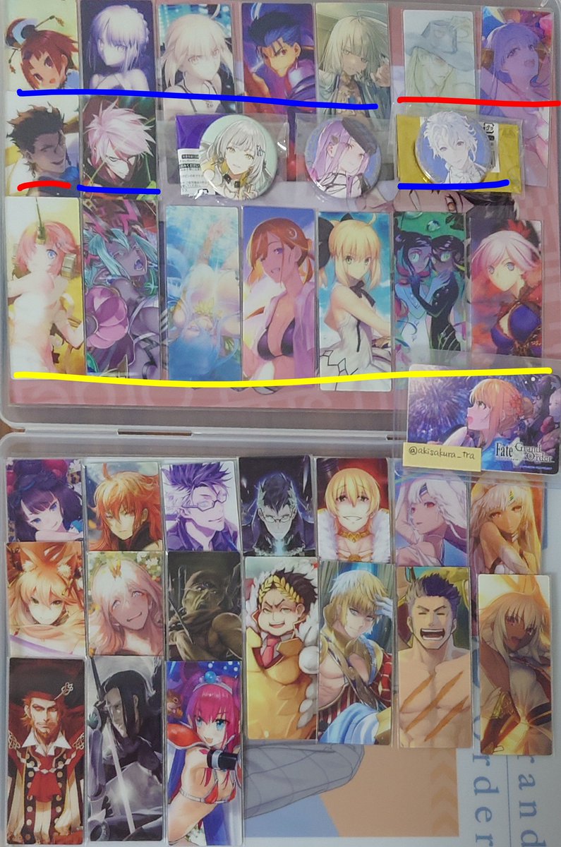 akisakura_tra's tweet photo. 全て交換は1個から可能
異種交換◎差額精算◎
求め上段は差額精算なし、複数提供も可能(3:1程度希望)

缶バッジは🟦→無印(又は異種同額以上)倍数、🟥→無印(〃)同数お引取りで譲渡可能
他は画像7ご参照

都内他手渡し、交換のみ郵送可能

ご相談も大歓迎です。
よろしくお願い致します。
→ https://t.co/X8i4m6oV6G