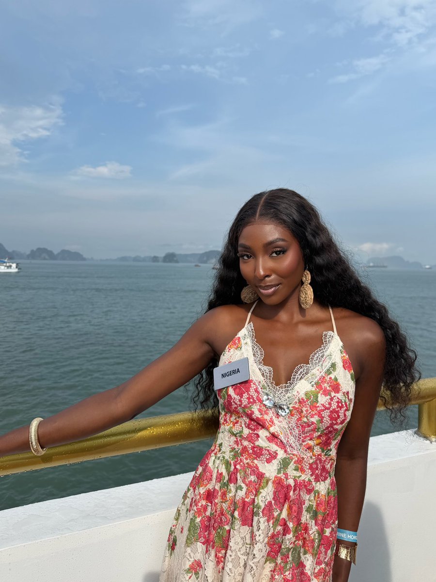 Soye_kg's tweet photo. Day 9 in Vietnam, and today we took to the waters. 🇻🇳👑

A beautiful cruise, breathtaking views, good company, and another unforgettable experience with my fellow queens.

Vietnam, you’re giving us memories to keep. 🇳🇬

#MissWorld2026 #MissWorldNigeria #BeautyWithAPurpose https://t.co/ZXvypUkUbm