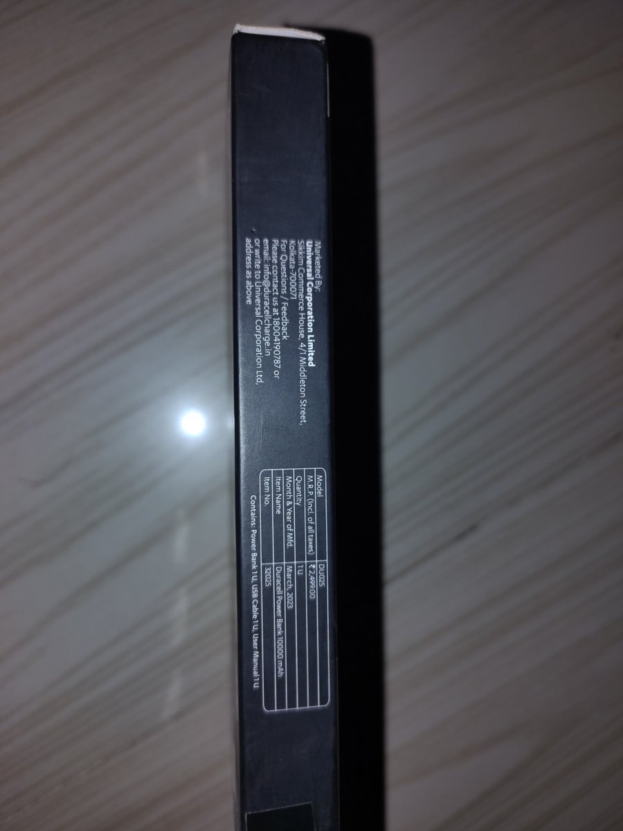 JMahaato's tweet photo. Recently ordered Duracell powerbank from @bigbasket_com and to my surprise I have received 3.5 years outdated stock. Now I am struggling to replace/refund for the product. MFG date- March 2023
🤦🤷 https://t.co/CeHhnwZWBJ