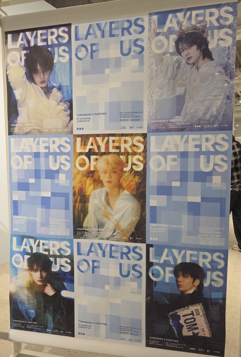mean3913's tweet photo. 260815 투바투
전시 LAYERS OF US https://t.co/5OBKAsfX2L