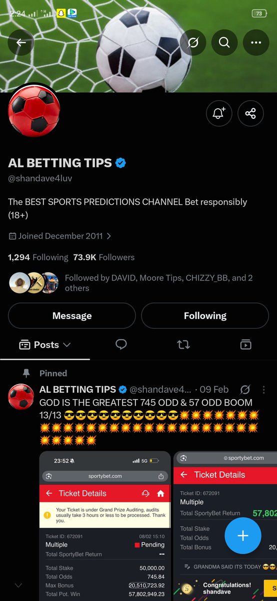Damilare_AD's tweet photo. Done Bami
I dey send this with  faith and my remaining 200mb 

9037193013
Opay https://t.co/LZ8sMdoQY4