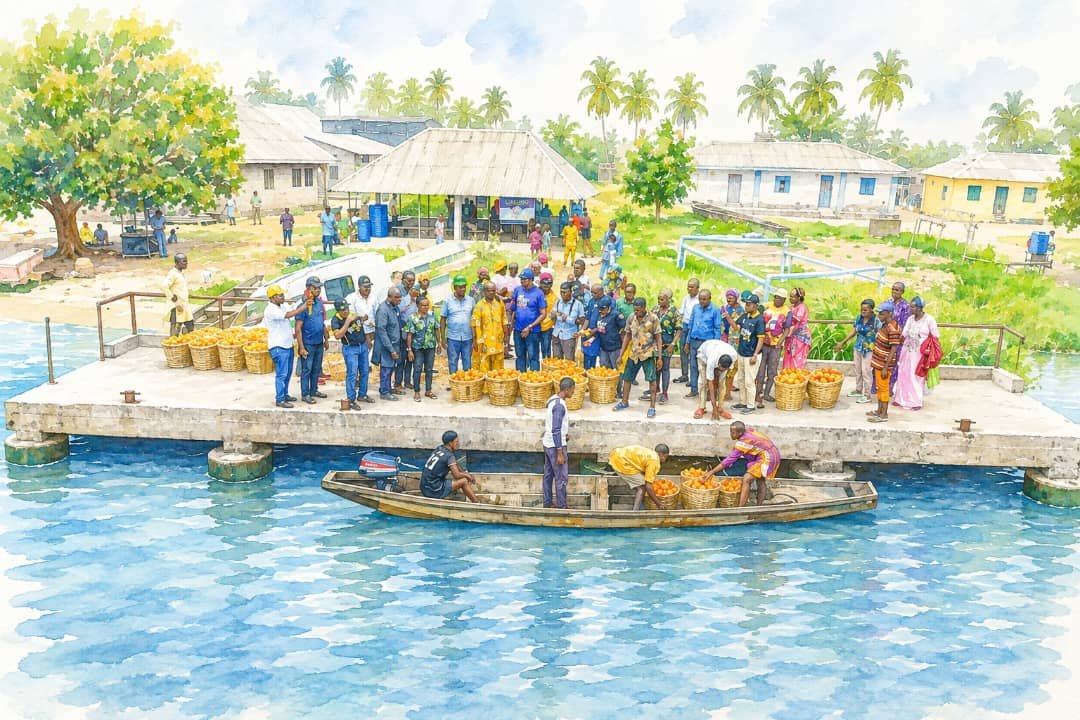 Abi_Olusanya's tweet photo. Water, e no get enemy!

There is a farming community in Lagos called Dadi Luis that I have visited a number of times and, for reasons that have very little to do with the size of their farms or how much they produce, I have developed a particular fondness for the people.

Dadi Luis sits on a rather unusual stretch of Lagos, with the lagoon on one side and the Atlantic Ocean on the other, so getting there already tells you something about the lives of the people you are going to meet. They grow tomatoes and peppers, they fish and do some shrimping, and the farmers themselves cut across generations, with older people who have clearly been doing this for years working alongside much younger people who have also chosen to earn a living from the land and water around them.

What amazes me is how contented they are. I use that word carefully because it is easy to visit a rural community and romanticize a life whose difficulties one does not live with every day, however, there is a steadiness about Dadi Luis that is difficult to miss. The community has strong leadership, people seem to trust one another and, despite the obvious difficulties of farming in that environment, there is a quiet focus on simply getting on with the work.

This is why I started thinking differently about their request for boats. On the surface, it is straightforward enough, because they farm in a riverine community and their produce needs to leave the community, but it reminded me of how easily we use words like market access and logistics in agriculture without always appreciating how differently they translate from one place to another. We usually think about trucks, roads, warehouses and aggregation centres, whereas for a tomato farmer in Dadi Luis, the journey to market begins on water.

By the time those tomatoes reach a road, the farmer has already incurred the cost of moving them across the lagoon, handled them several times through loading and unloading, and taken the risk that comes with moving highly perishable produce over water. The road journey that we would ordinarily describe as logistics is therefore only one part of a journey that began much earlier.

Dadi Luis has also made me think about agricultural infrastructure in a slightly broader way because, while we easily recognize a feeder road, irrigation system or storage facility as infrastructure, in a community like this, a suitable boat and a safe landing point are doing much the same thing. They provide the connection between production and the next stage of the food system, without which producing more does not necessarily mean getting more food to market.

There is also something already working in this farming community that I think is equally important. The farmers operate on contiguous land, they have established leadership and there is a community around production rather than a collection of farmers scattered across different locations. This makes shared solutions much more possible because a boat, an aggregation arrangement or eventually a cold-chain service will still require people to decide how it is used, how it is maintained and how the costs are shared. Government can provide an asset, but whether that asset remains useful long after it is provided will depend considerably on the community around it.

It is probably impossible for a Nigerian of my generation to spend this much time thinking about water without Fela's “water, e no get enemy” humming in one’s head, and the expression feels particularly appropriate here, because the water surrounding Dadi Luis is part of both its opportunity and its reality. It provides fish and shrimp, shapes how people live and farm, and also determines how what they produce must travel.

My visits have  left me thinking less about how to make farming in Dadi Luis look like farming elsewhere and more about what would allow what already exists there to work better. If the route to market begins on water, then my job is to make that part of the journey safer, cheaper and more dependable, while ensuring that what happens when the produce reaches land connects properly to aggregation, transportation, storage and ultimately the market.
