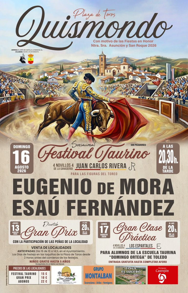 Eugeniodemora's tweet photo. Hoy a las 20:30 en Quismondo https://t.co/ARp7Xi6J1q